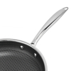 Hybrid Cookware 8/10/12 Inch Cookware Frying Pan Nonstick Honeycomb 20/24/28 Cm Tri-ply Stainless Steel Pan Set Skillets