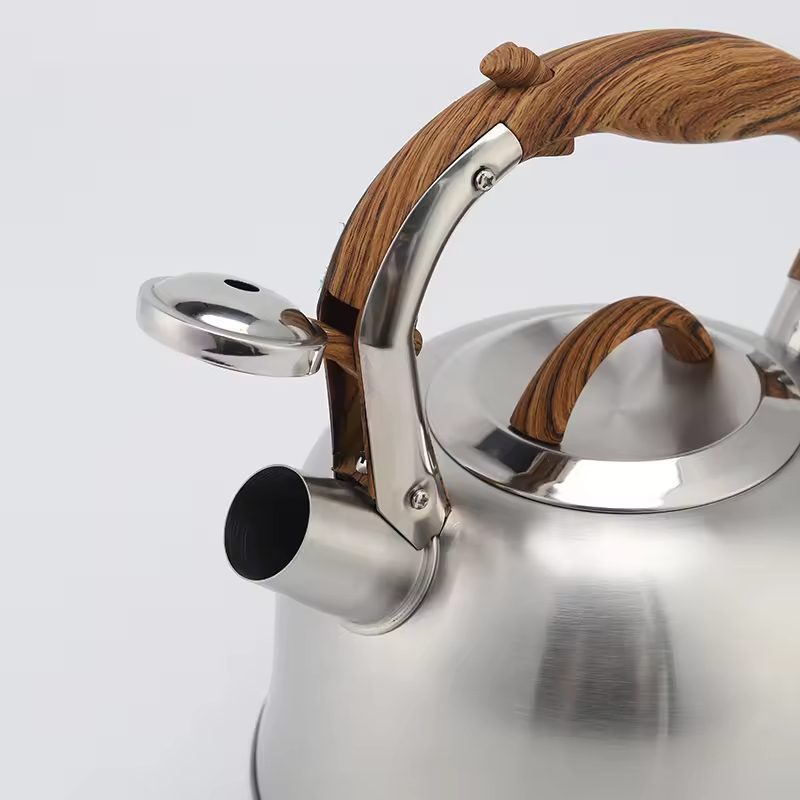 3L Stainless Steel Whistling Kettle 3.2QT Stovetop Water Kettle Tea Pot