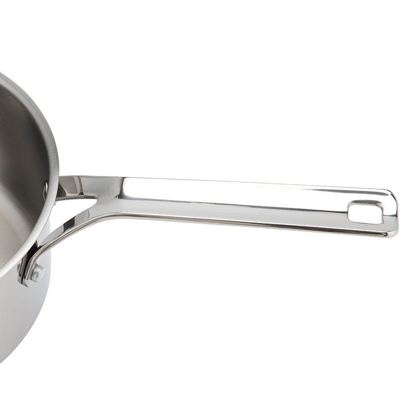 Wholesale Custom 10 Piece Stainless Steel Impact Bonded Bottom Pots and Pans Non-Toxic Kitchen Cookware Set