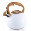Modern 2.7L Stainless Steel Whistling Tea Kettle 2.8QT Factory Stovetop Kettle Metal Material