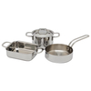 High Quality Mini Stainless Steel Factory Sales Metal Triply Stainless Steel Fry Pans Cookware Non Stick Frypan Home