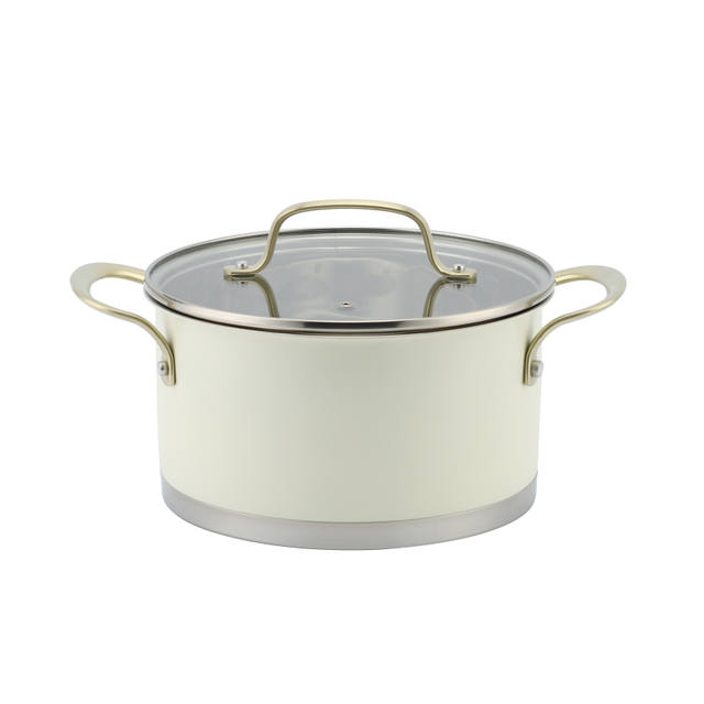 Wholesale Delicate Appearance Multi Function Thickening Base Cookware Stainless Steel Casserole Set Soup & Stock Pots With Lids