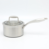 10 Piece High Quality Wholesale 18/10 Triply Stainless Steel 3 Layer Pots And Pans Steamer Set Cookware Set Saucepan Frying Pan