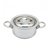 High Quality Mini sauce pot Stainless Steel Factory Sales Metal Triply Stainless Steel Fry Pans Cookware Non Stick Frypan Home