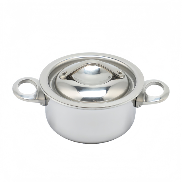 High Quality Mini sauce pot Stainless Steel Factory Sales Metal Triply Stainless Steel Fry Pans Cookware Non Stick Frypan Home
