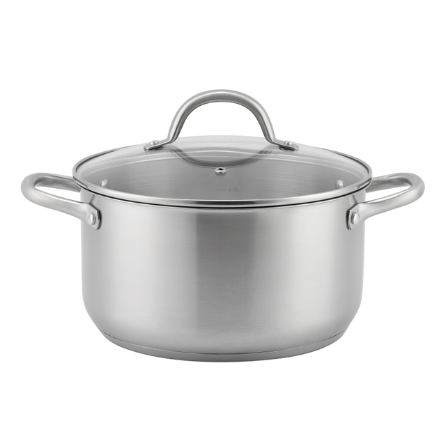 Wholesale Delicate Appearance Multi Function Thickening Base Cookware Stainless Steel Casserole Set Soup & Stock Pots With Lids