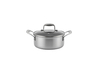 6 Piece High Quality Wholesale 18/10 Triply Stainless Steel 3 Layer Pots And Pans Steamer Set Cookware Set Saucepan Frying Pan