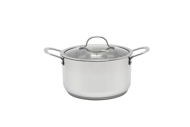 Wholesale Delicate Appearance Multi Function 5 Layer Base Cookware Stainless Steel Casserole Set Soup & Stock Pots With Lids