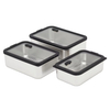 New Design 304 Stainless Steel Fresh-keeping Lunch Box Glass Cover Leak-proof Heating Food Grade Microwave Sealed Box