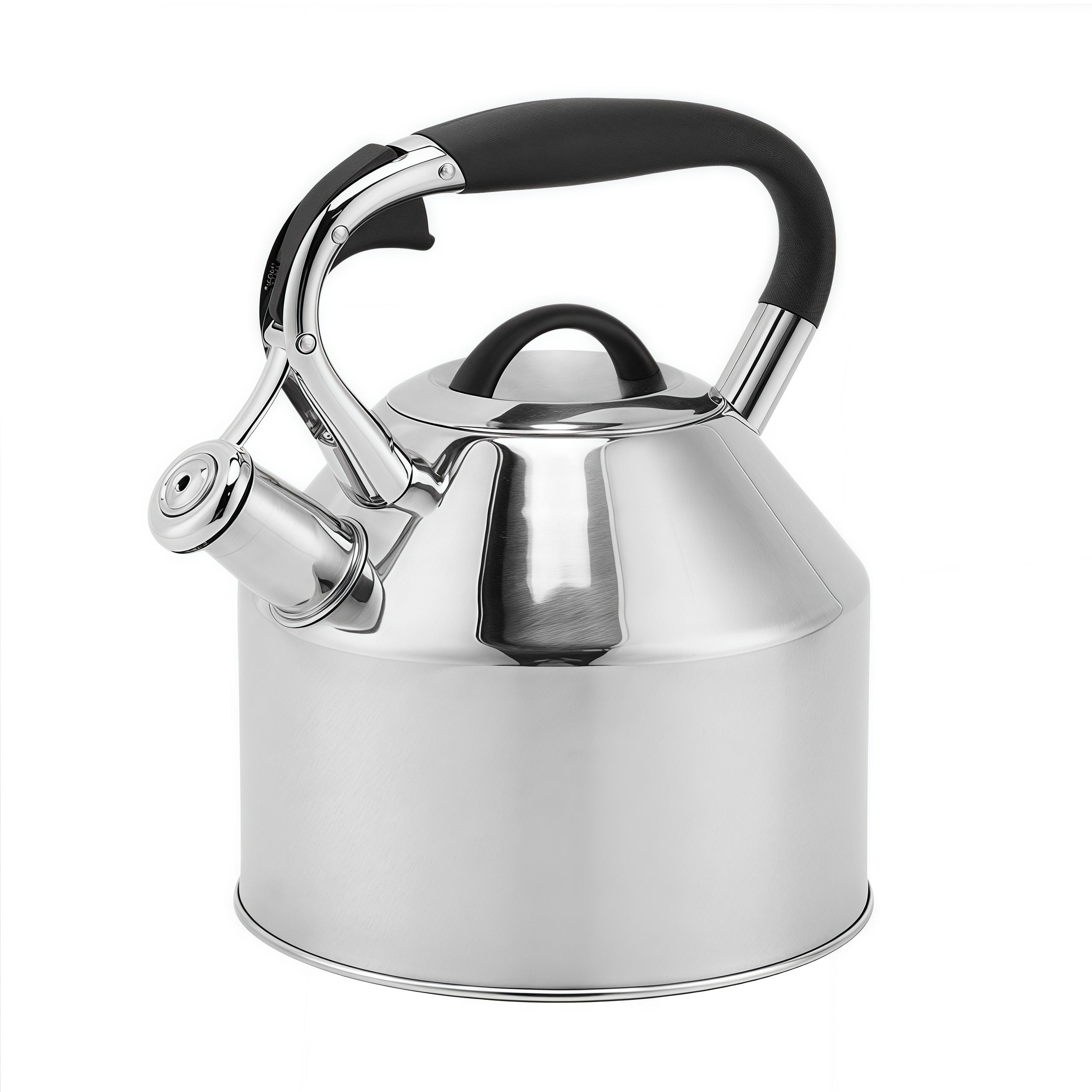 New Modern Home Kitchen 3.5L Stainless Steel Whistling Kettle Induction Stove Top Tea Pot with Metal Construction Water Teapot