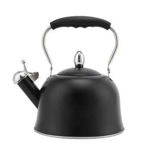 Customized 3L Stainless Steel Hot Water Tea Pot Modern Design Whistling Kettle with Folded Handle for Home Use