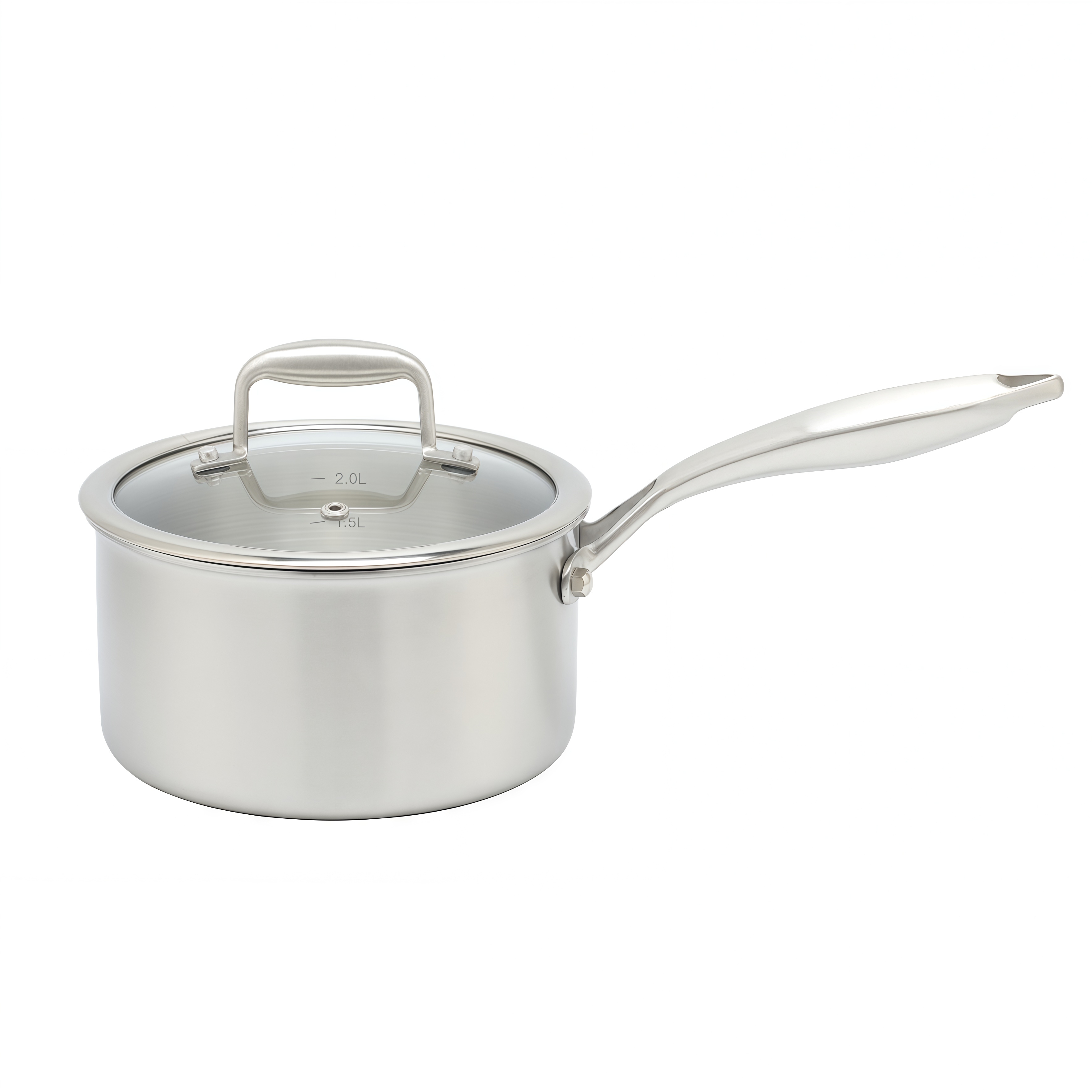 18/10 Triply Stainless Steel Kitchen Induction Stainless Steel Cookware Sets Cooking Pot Set Soup Pot Set 