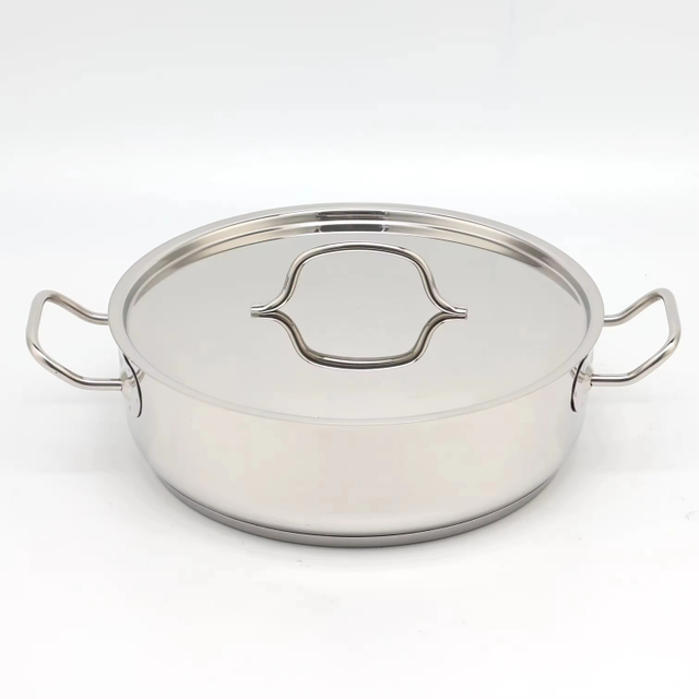 Wholesale Custom 9 Piece Stainless Steel Induction Safe Pots and Pans NonToxic Kitchen Cookware Set with Stainless Steel Lid