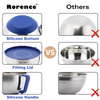 Wholesale in Stock Rorence Mixing Bowls Set With Lid Kitchen Stainless Steel Salad Mixing Bowl With Handle