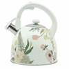 Factory Wholesale 3L Whistling Tea Kettle Pot Customized Vintage Floral Design Stainless Steel Hot Water Teapot for ALL Stovetop