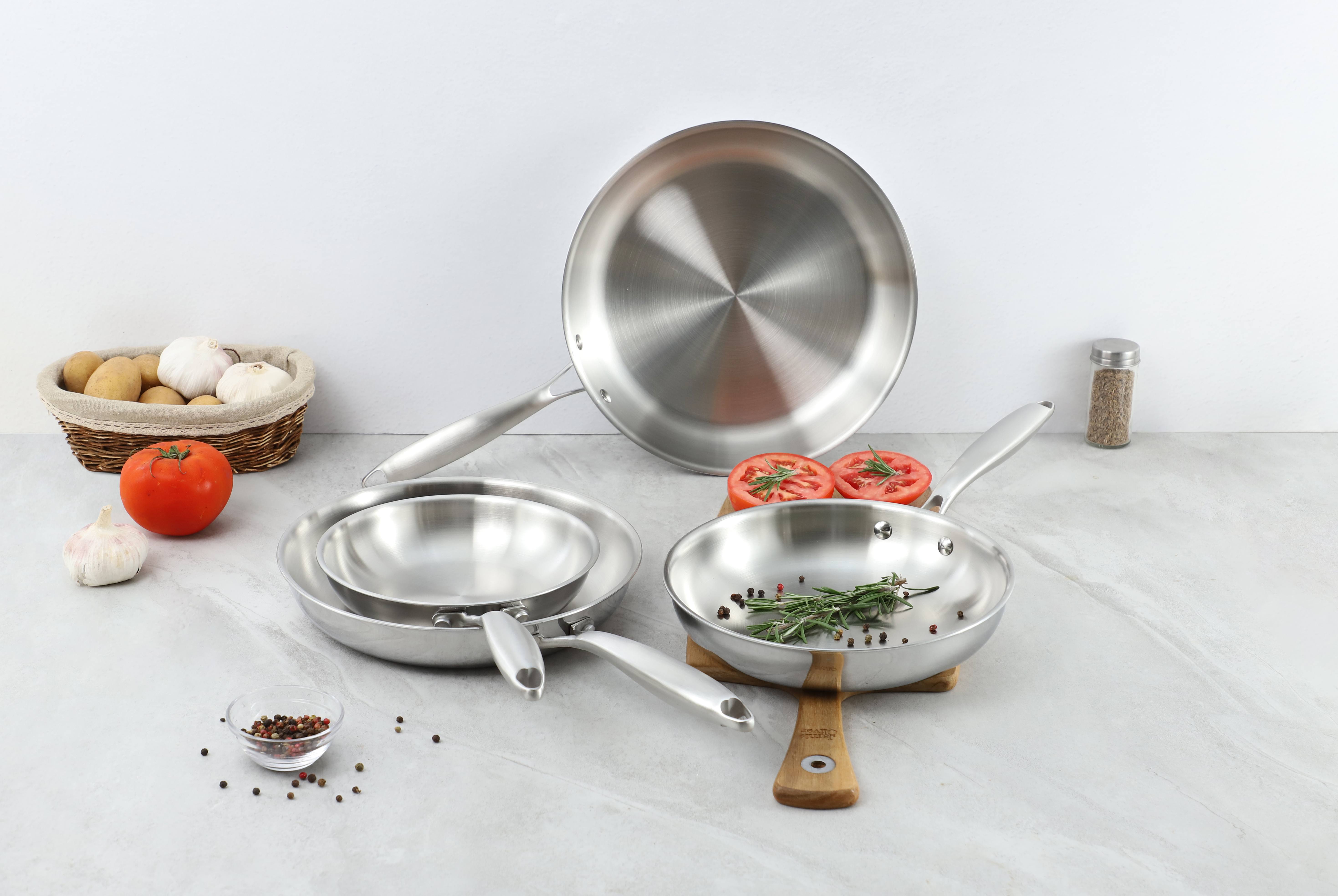 Triply Stainless steel frying pan