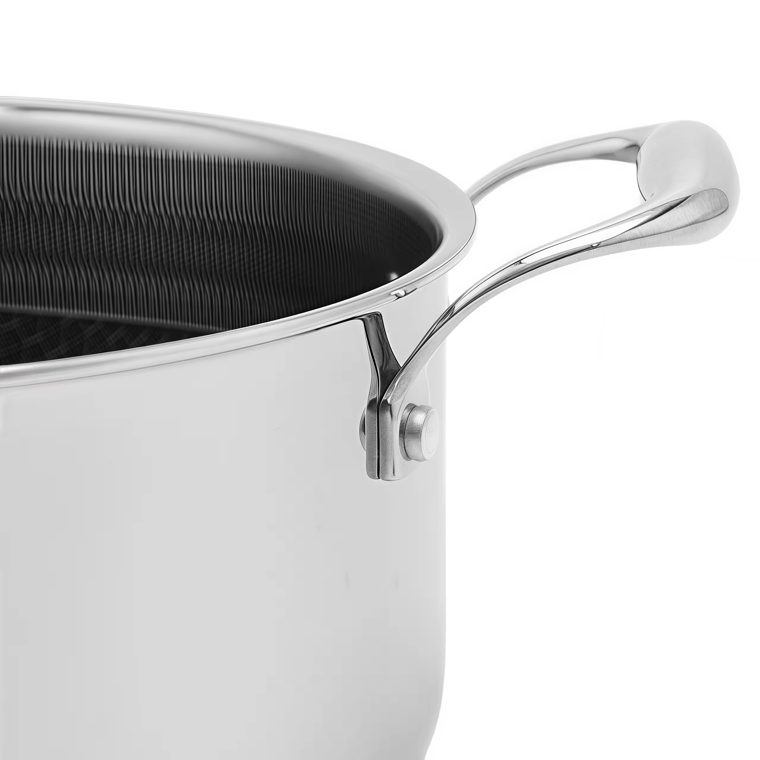 TRIPLY Stainless Steel Soup Pot Set Kitchen Non-stick Stew Pot with Handle and Lid