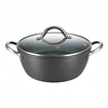 10 PCS Modern Home Kitchen Recycled Heavy Gauge Aluminum Nonstick Cooking Pot Set with Grilldle Pan Easy Clean