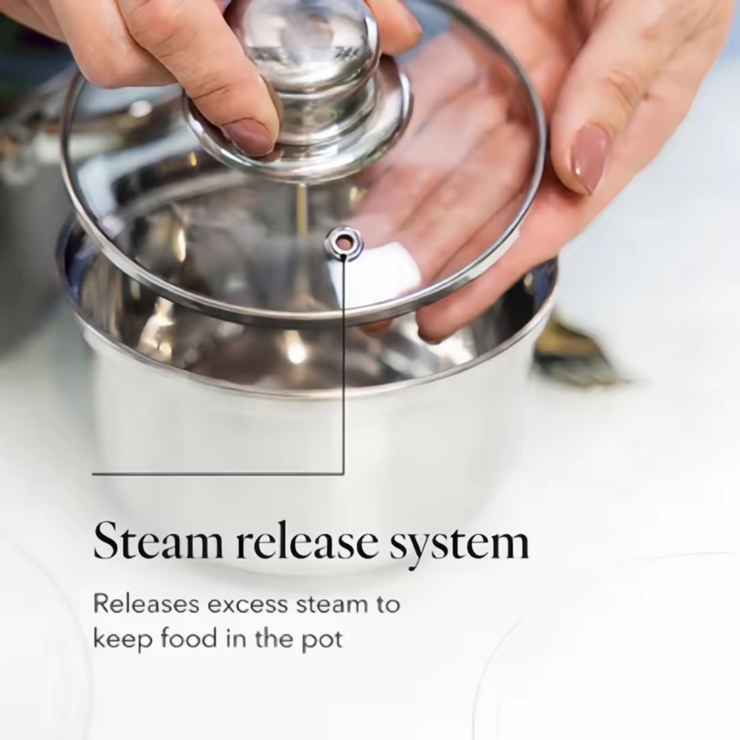 Hot Sale Cooking Pot Heavy Weight 5-ply Base Stainless Steel Casserole Soup Pot Stock Pots Saucepan with Stainless Steel Handle