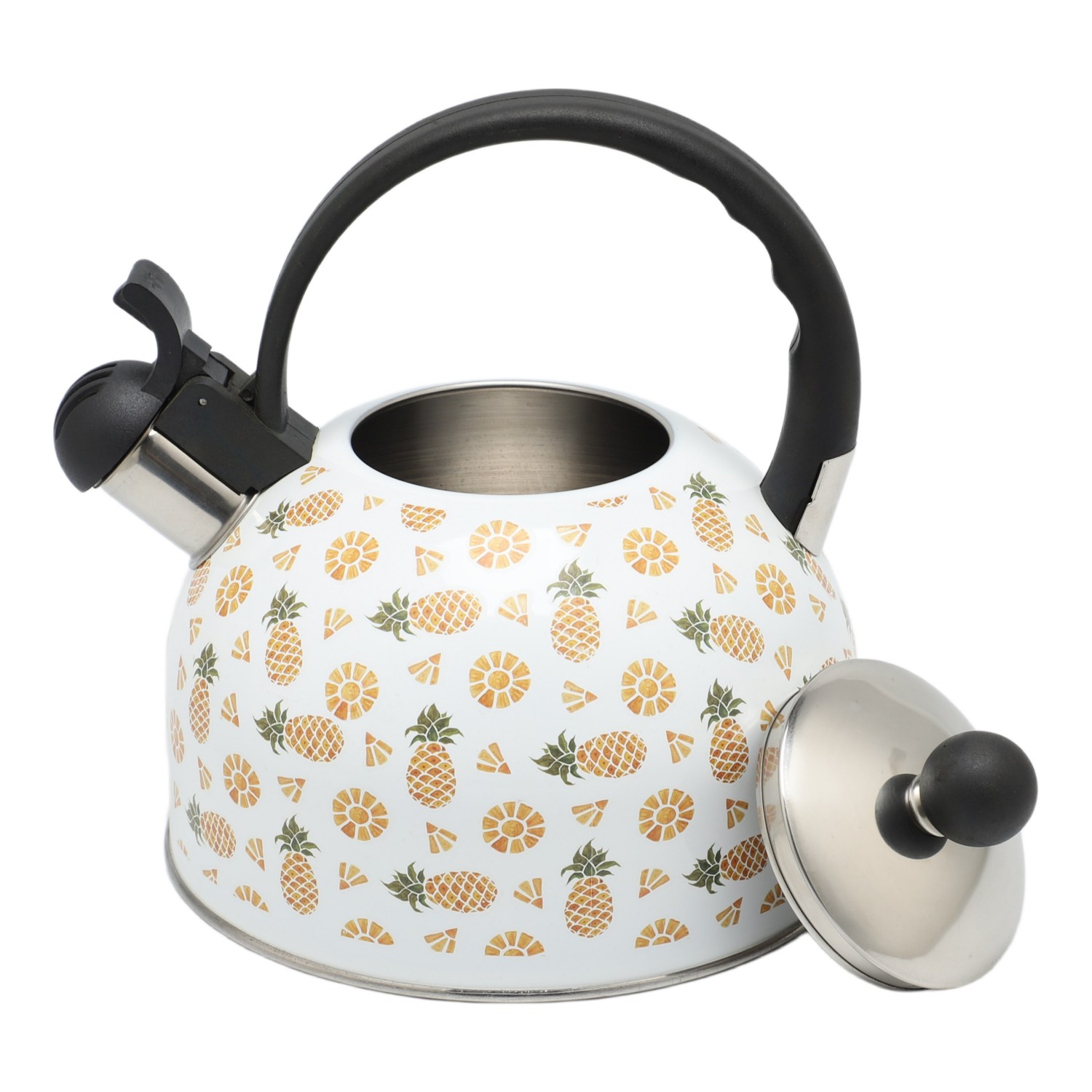 2.5L Stove Top Stainless Steel Tea Pot new Food Grade Polished Custom top seller Whistling Tea Kettle