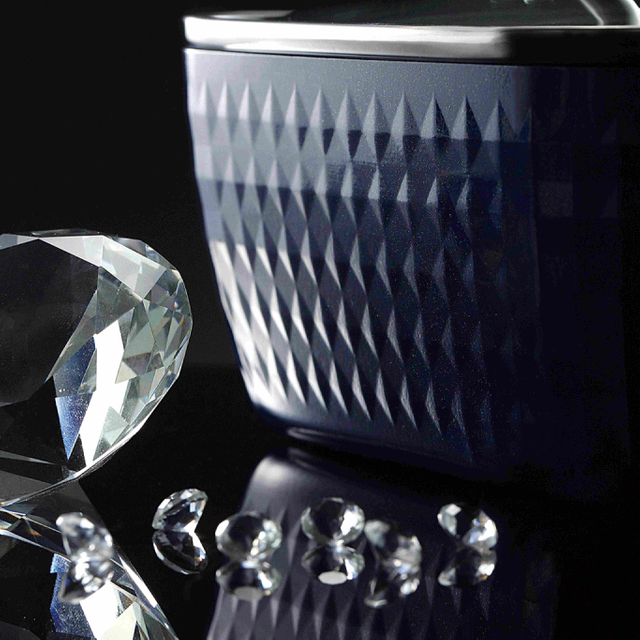 Factory 3D Diamond Series Customizable Ceramic Non Stick Aluminum Ceramic Fry Pan Grilldle Pan PFOA Free Induction Compatible