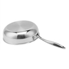 Tri-ply Hybrid Pan & Wok with Double Ears PFAS PFOA Free Honeycomb Stainless Steel Non-stick Wok Pan Cookware 