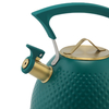 3L Stainless Steel Whistling Tea Kettle with Ergonomic Folding Handle New Design Stovetop Tea Pots for Gas Stove Top