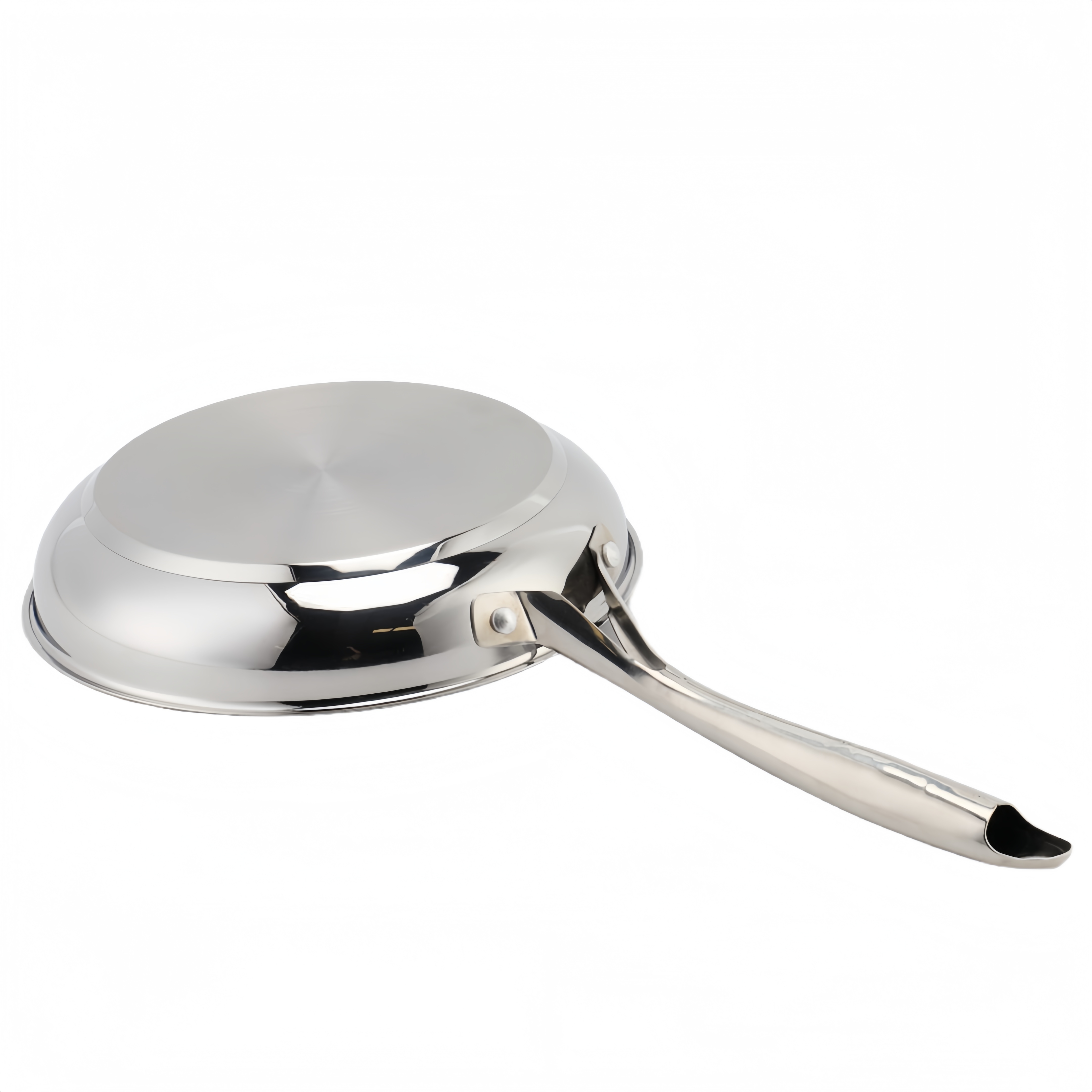 Hot Sale Wholesale Tri-ply Base Stainless Steel Pan 20/24/26/28cm 8inch/10inch/12inch Non-stick Ceramic Coating Cookware Frying Pan