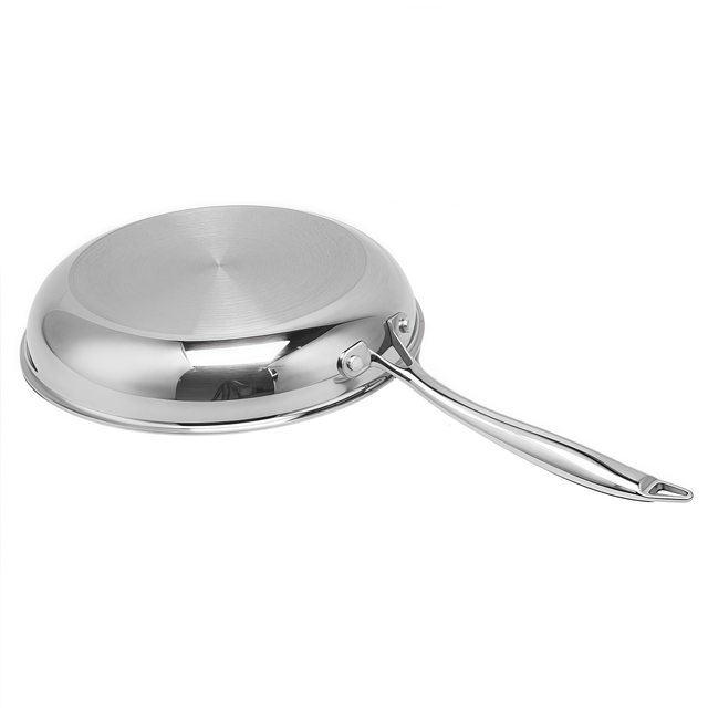 Hybrid Cookware 8/10/12 Inch Cookware Frying Pan Nonstick Honeycomb 20/24/28 Cm Tri-ply Stainless Steel Pan Set Skillets