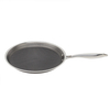 9/10/12 Inch Cookware Triply Hybrid Stainless Steel Griddle Pan Pizza Tray Pancake Pan Nonstick PFOA Free Ceramic Coating Frying Pan Skillets