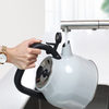 Modern 3L Stainless Steel Water Kettle New Design Whistling Tea Pot for Induction Stove Top Home Kitchen Teapot