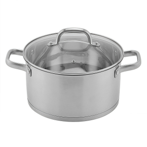 Wholesale Delicate Appearance Multi Function Thickening Base Cookware Stainless Steel Casserole Set Soup & Stock Pots With Lids