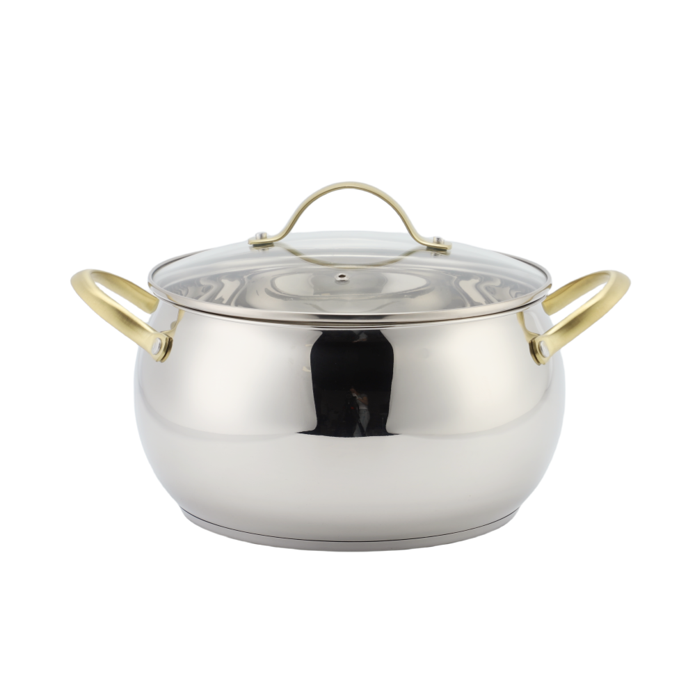 Wholesale Delicate Appearance Multi Function Apple Shape Cookware Stainless Steel Casserole Set Soup & Stock Pots With Lids