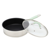 Wholesale Custom Kitchen Utensils Stainless Steel Cooking Pot Set Pots And Pans Set With Silicone Handle 10 Pieces Double Spout Cookware Set