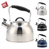 New Factory Wholesale 3L Whistling Tea Kettle Tea Pot Customized Color Stainless Steel Hot Water Teapot for ALL Stovetop