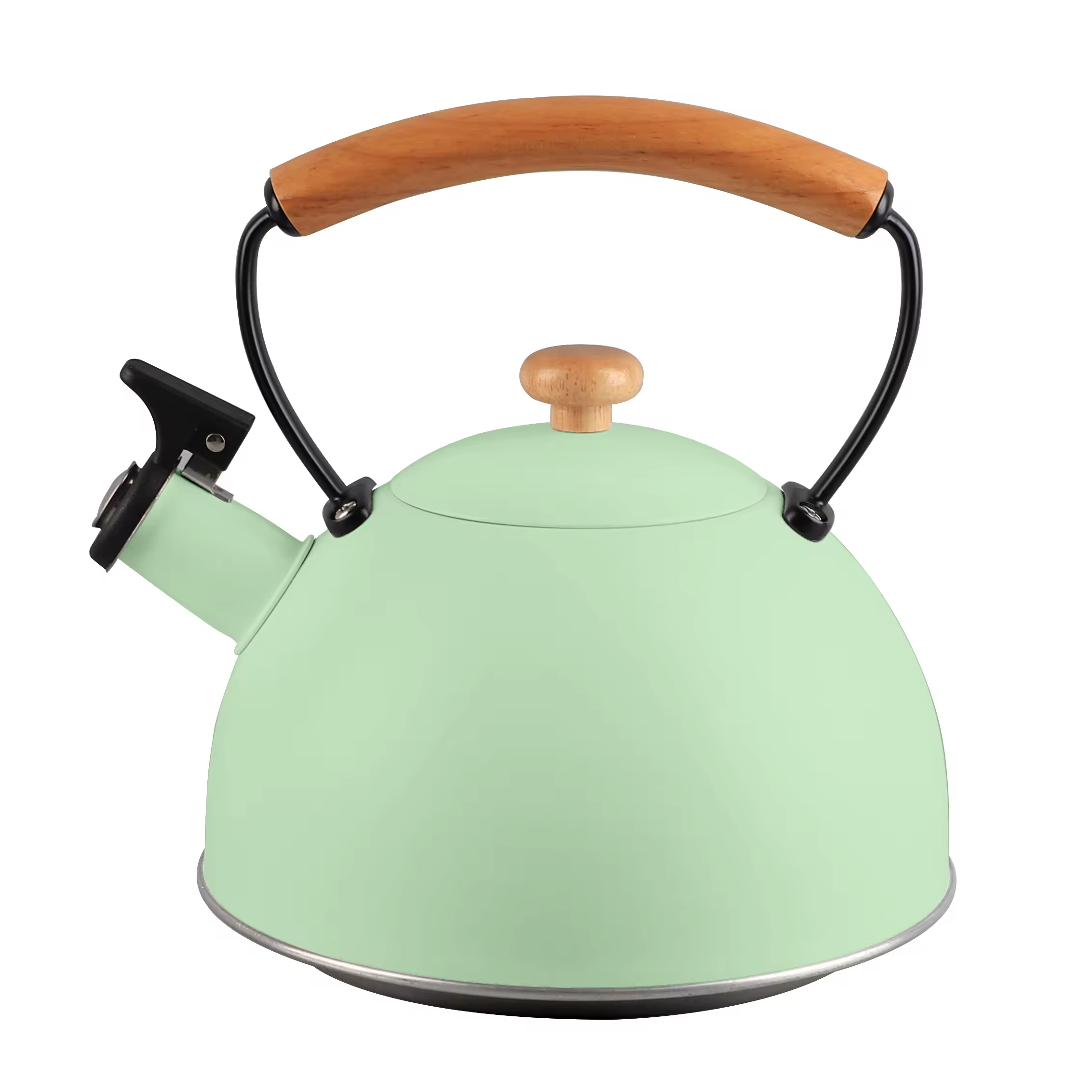 Factory Wholesale 2.5L Whistling Tea Kettle Tea Pot Customized Color Stainless Steel Hot Water Teapot for ALL Stovetop