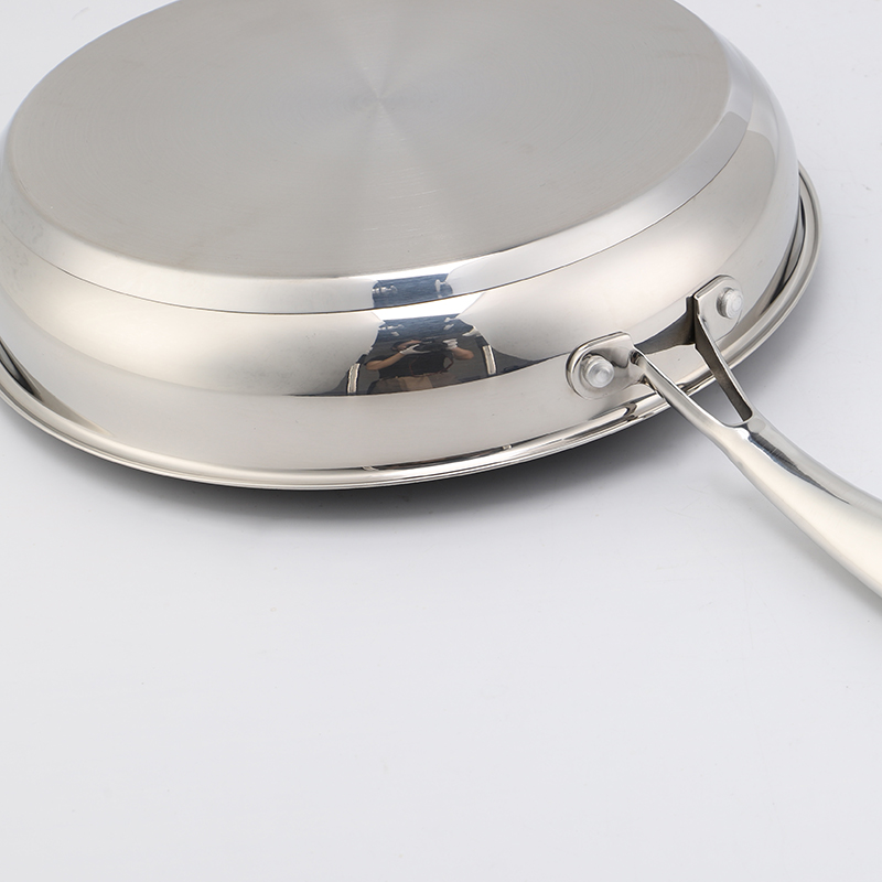 Hot Sale Wholesale 3 Layer Base Stainless Steel Pan 20/24/26/28cm 8inch/10inch/12inch Ceramics Nonstick Cookware Frying Pan