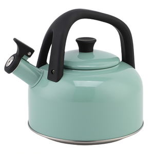  3L Stainless Steel Tea Kettle Round Whistling Stovetop Pot Food Grade Metal Teapot for Stove Top