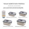 New Design 304 Stainless Steel Fresh-keeping Lunch Box Vacuum Seal Cover Leak-proof Heating Food Grade with Electric Pump
