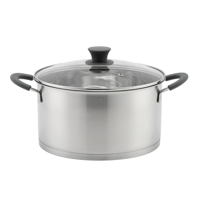 Wholesale Delicate Appearance Multi Function Thickening Base Cookware Stainless Steel Casserole Set Soup & Stock Pots With Lids