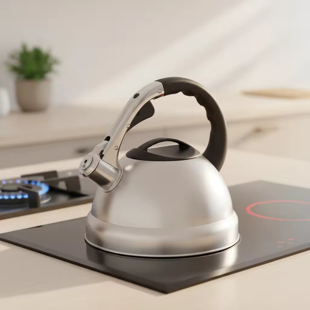 Factory Wholesale 2.7L Whistling Tea Kettle Pot Customized Color Stainless Steel Hot Water Teapot for ALL Stovetop