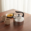 Factory Wholesale 2.5L Whistling Tea Kettle Pot Cool-Touch Handle Stainless Steel Hot Water Teapot for ALL Stovetop