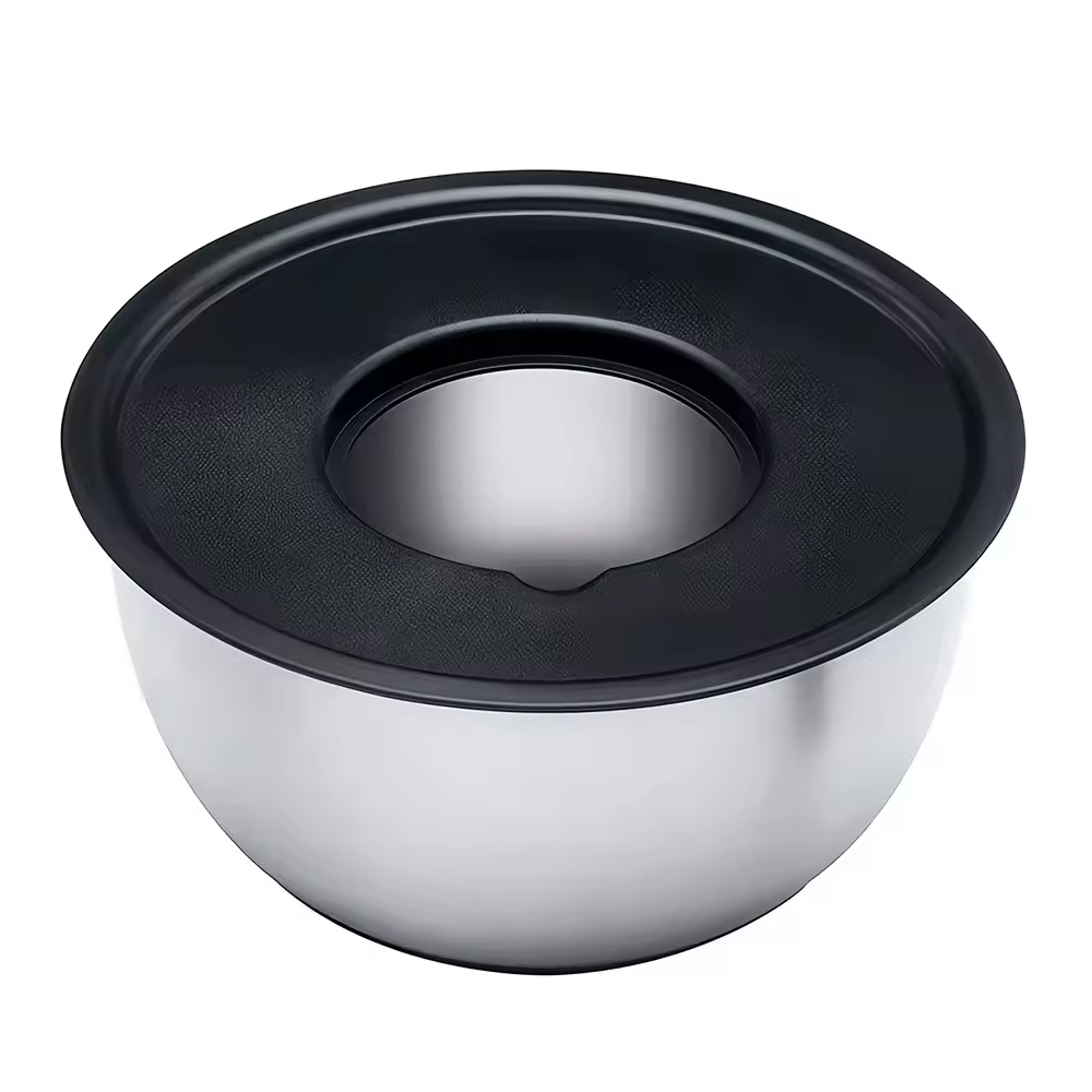 Wholesale High Quality Stainless Steel Salad Bowl with Grater Attachments Non Slip Base for Mixing Baking