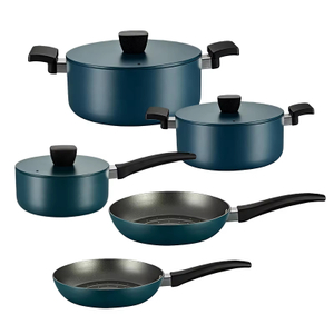 8PCS Customizable Ceramic Nonstick Pans and Pots Set Induction Cast Aluminum Ceramic Cookware Set Pots and Pans Set