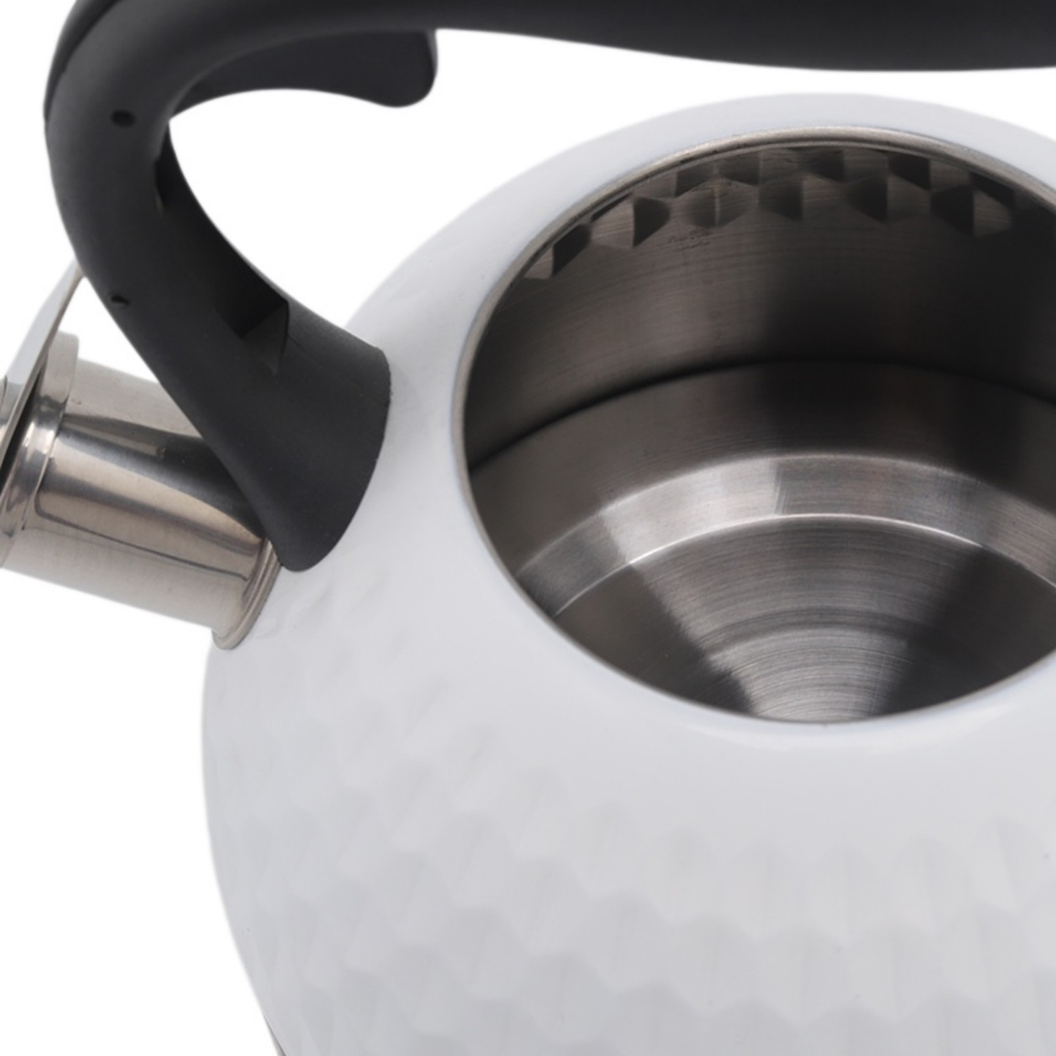 Stovetop Water Kettle Tea Pot 3.2QT 3L Food Grade Stainless Steel Whistling Kettle