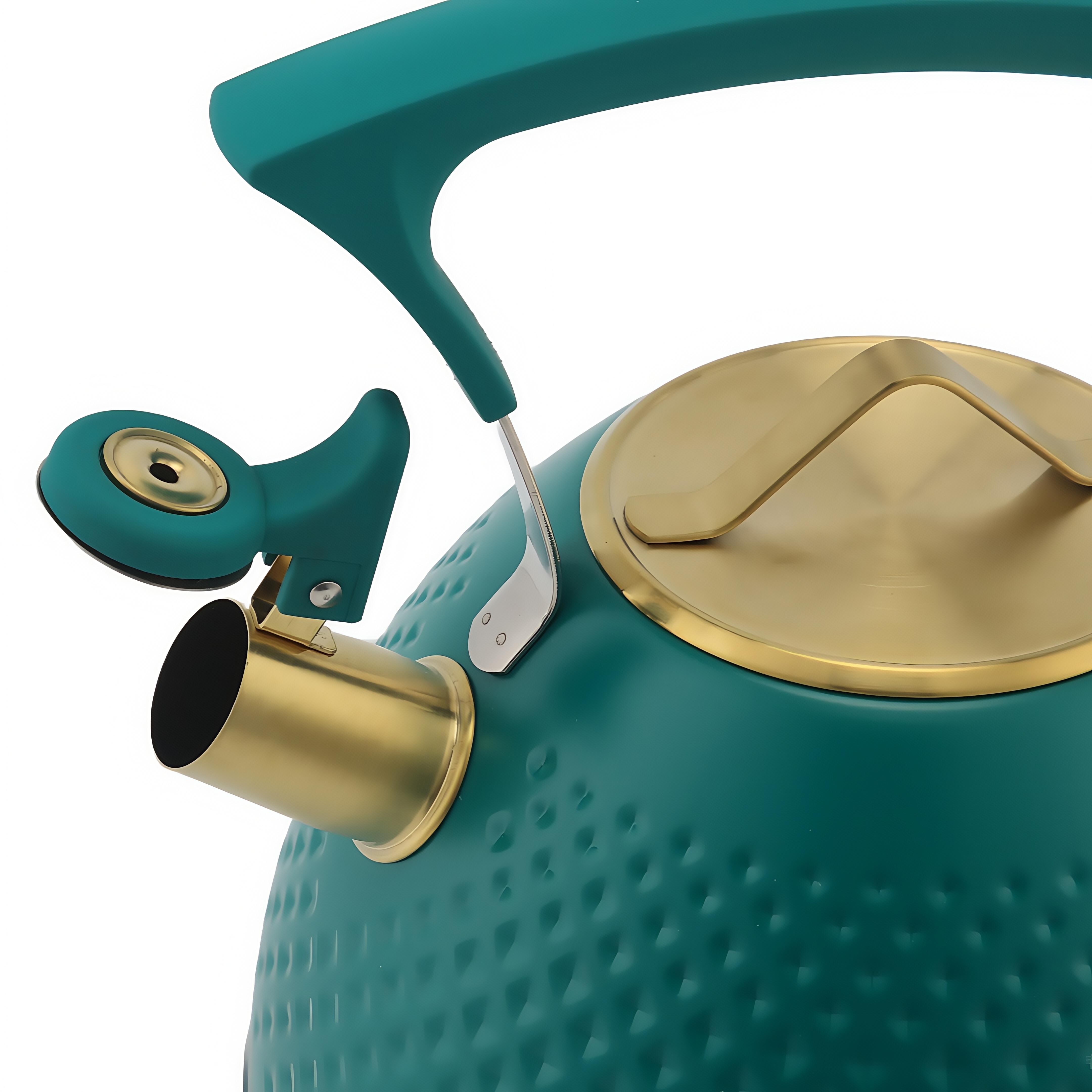 3L Stainless Steel Whistling Tea Kettle with Ergonomic Folding Handle New Design Stovetop Tea Pots for Gas Stove Top
