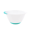 3pcs Plastic Mixing Bowl Set/ Salad Bowls With Soft Handles Easy Pour Spout and Non-Skid Bottom