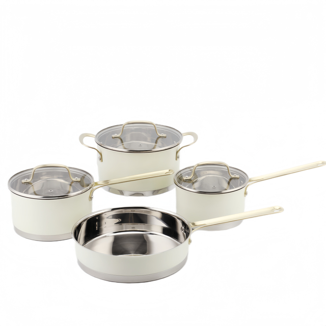 Wholesale Delicate Appearance Multi Function Thickening Base Cookware Stainless Steel Casserole Set Soup & Stock Pots With Lids