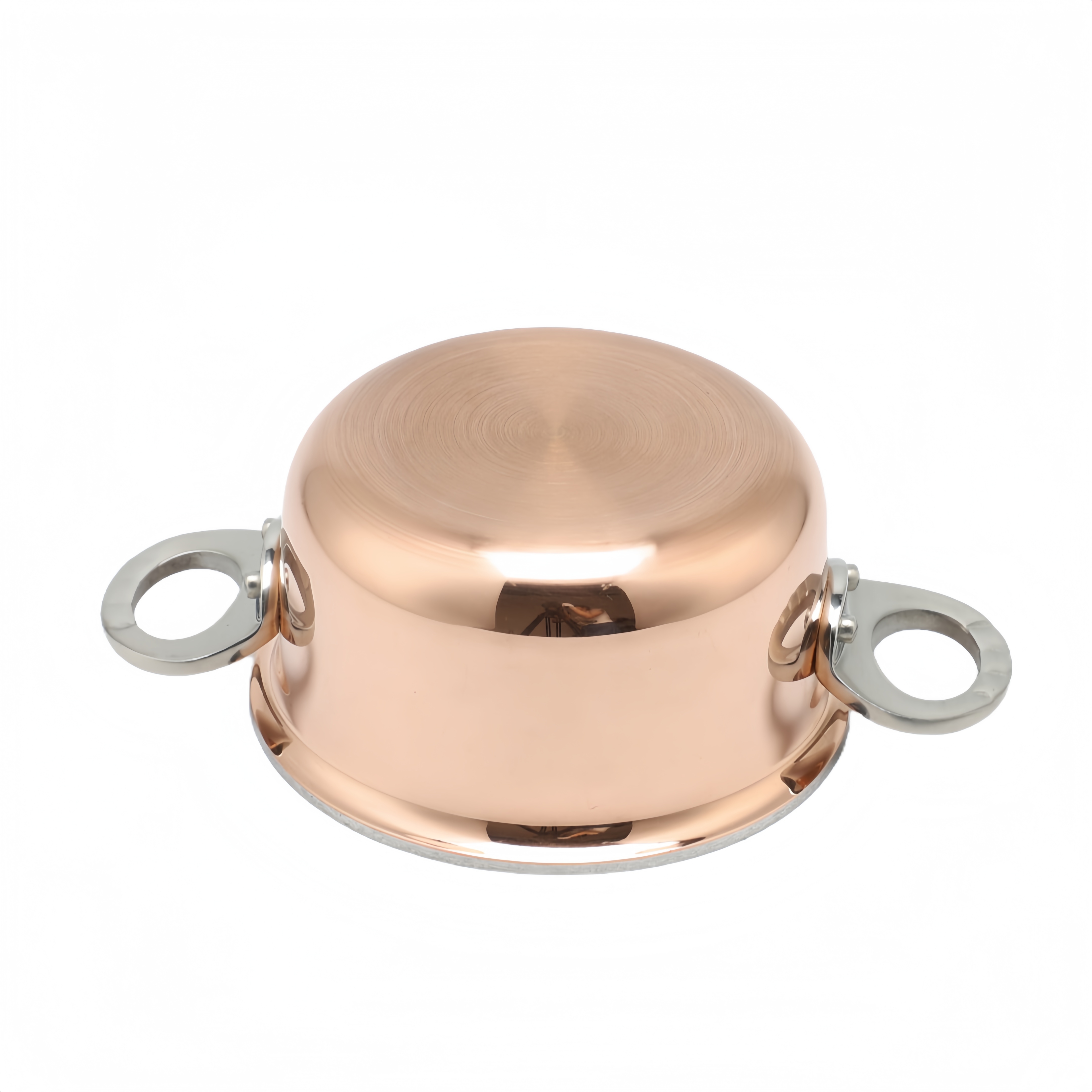 High Quality Mini Stainless Steel Factory Sales Metal Copper Triply Stainless Steel Fry Pans Cookware Non Stick Frypan Home