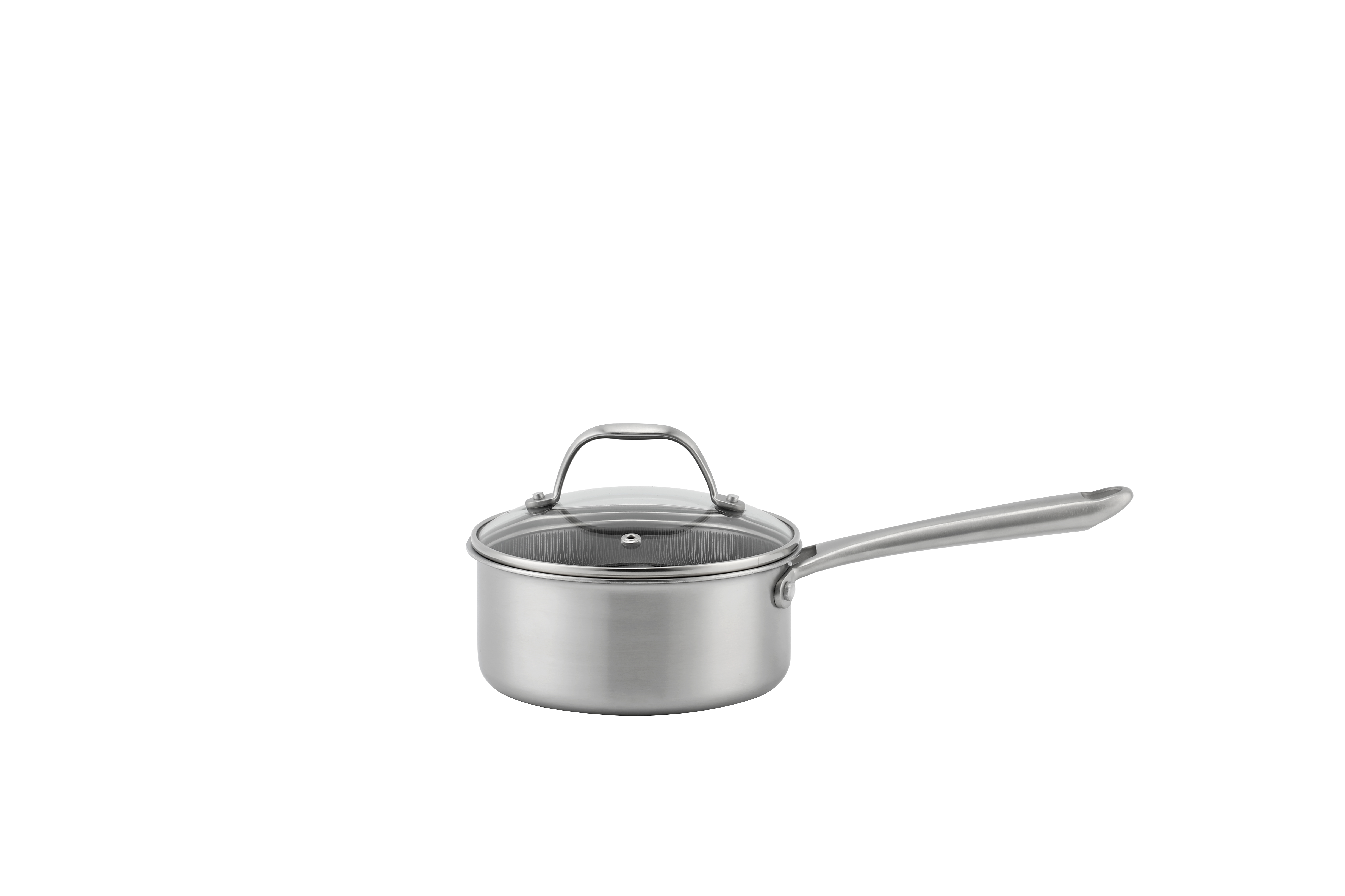 6 Piece High Quality Wholesale 18/10 Triply Stainless Steel 3 Layer Pots And Pans Steamer Set Cookware Set Saucepan Frying Pan